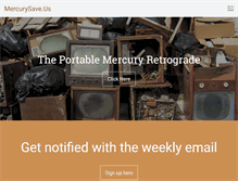 Tablet Screenshot of mercurysave.us